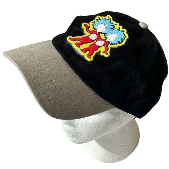 Black Thing 1 & Thing 2 Men's Hat - Picture 2 of 5